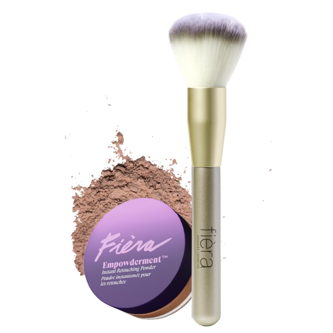 Fièra Empowderment Polvo de acabado (profundo) + juego de pinceles...