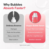 ESSENHERB Suero de burbujas rápidas y profundas, fórmula 3 en 1 par...