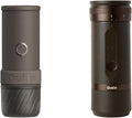 OutIn Mino con Fino, máquina de café eléctrico portátil con molinillo de café eléctrico portátil (café y marrón)