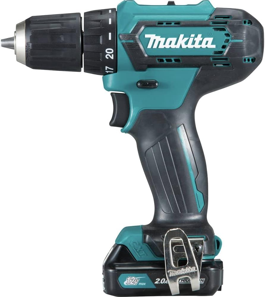 Makita FD09R1 12V max CXT® Kit de taladro-destornillador inalámbrico de iones de litio de 3/8" (2.0Ah)
