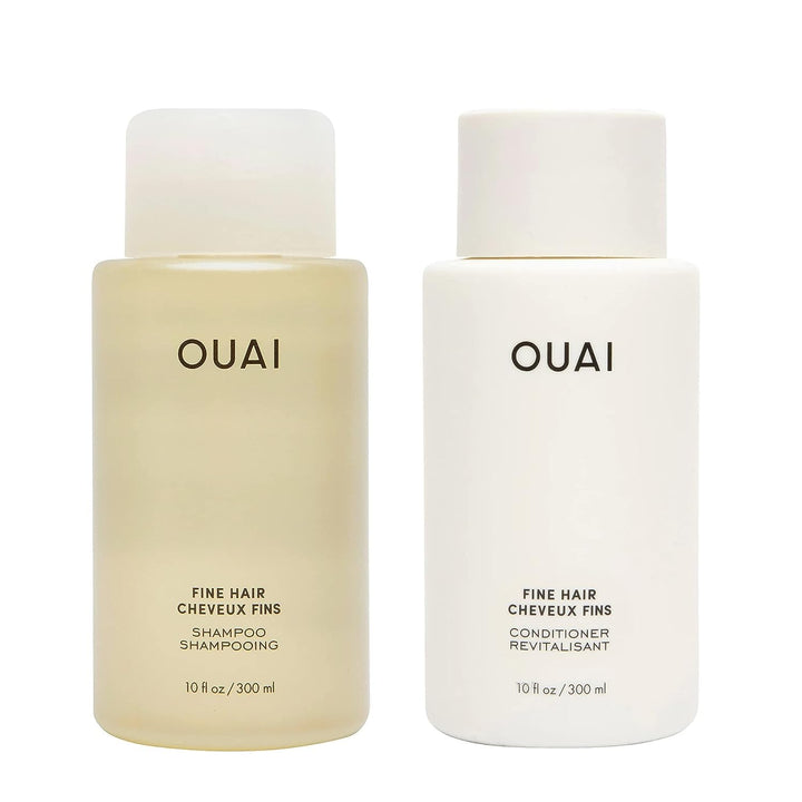 OUAI Set de Champú y Acondicionador para Cabello Fino - Champú y Ac...