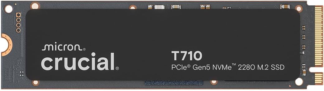 Crucial T710 PCIe Gen5 NVMe 4TB SSD, hasta 14,900 MB\/s, Compatible...