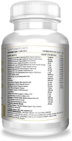 ACTIF Multivitamínico orgánico para mujeres mayores de 80 años con más de 20 factores