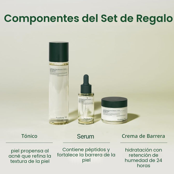 Pyunkang Yul PKY Calming Line - Juego de caja de regalo coreana par...