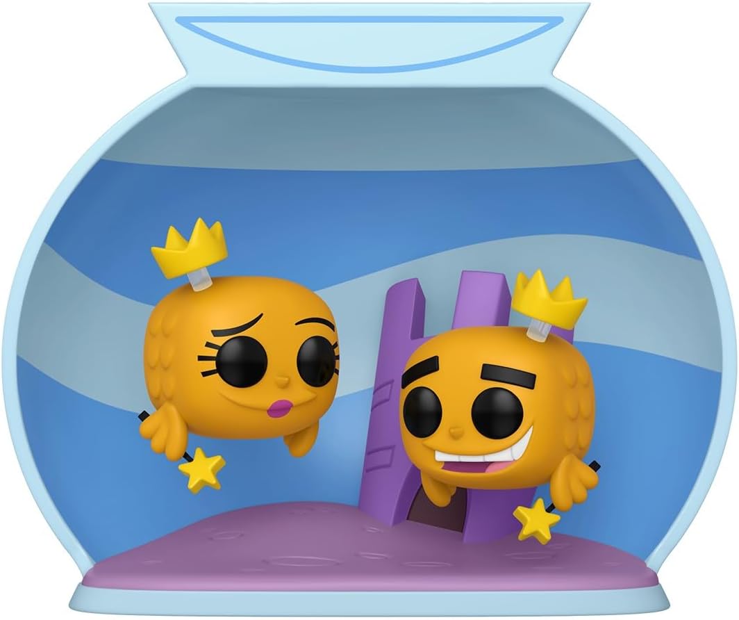 Funko Pop Moment: Los Padrinos Mágicos - Cosmo y Wanda como Peces Dorados - Exclusivo de Amazon - Figura de Vinilo Coleccionable - Idea de Regalo - Mercancía Oficial - Juguetes para Niños y Adultos