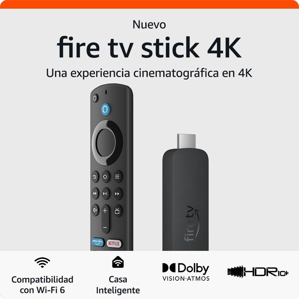 Amazon Fire Tv 4k Versión Premium Wi-fi 6.0 Control De Voz