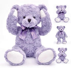 suepcuddly Oso de peluche posado de 20 pulgadas, lindo juguete de peluche para niñas y niños (marrón oscuro)