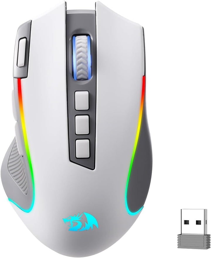 Redragon M612 PRO RGB Mouse para juegos, ratón óptico con cable\/in...