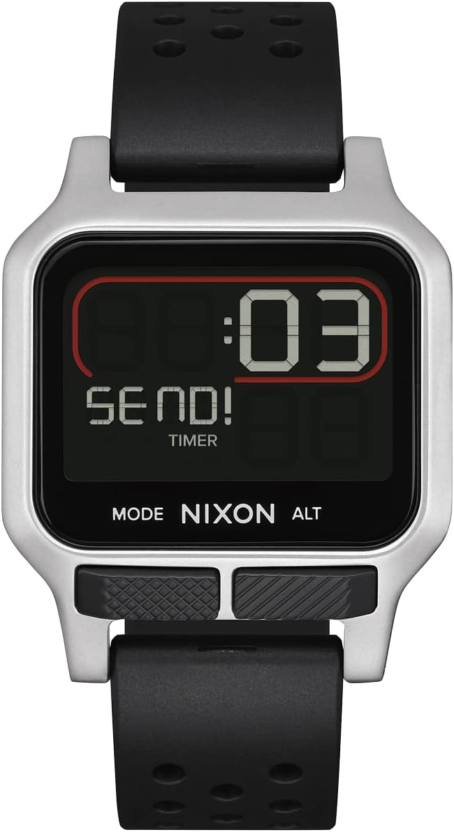 NIXON Heat A1320-100M Reloj Digital de Entrenamiento y Running Resistente al Agua