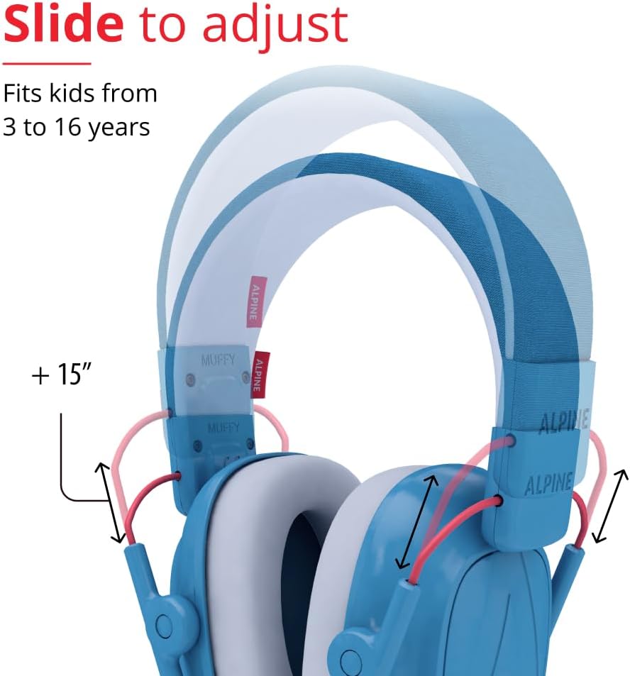 Alpine Muffy Kids - Auriculares con cancelación de ruido para niños...