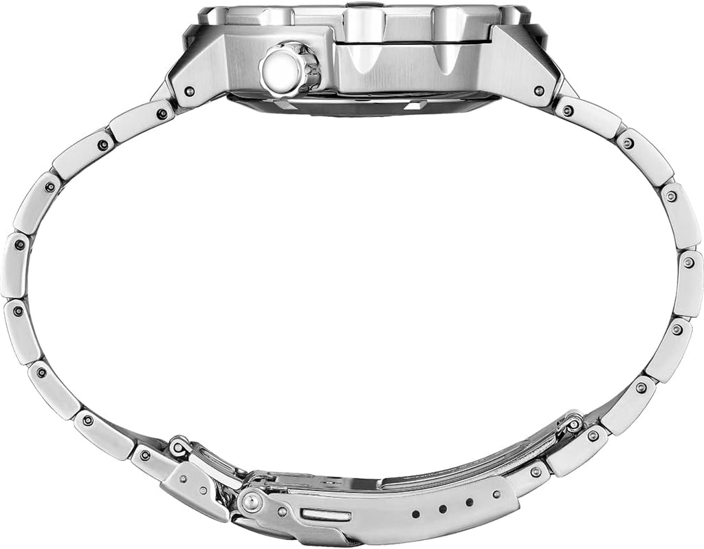 Seiko Reloj híbrido de buceo para hombre - Prospex - Solar, con esfera negra, caja ligera y función de cronómetro, resistente al agua a 200 m