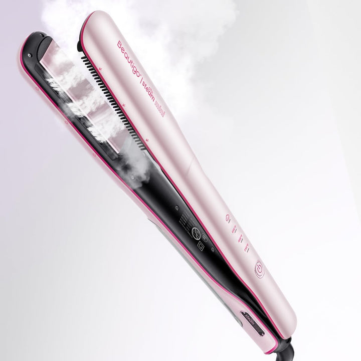 Plancha de vapor para el cabello, plancha de vapor hidratante antie...