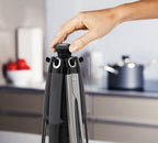 Joseph Joseph Elevate Carousel - Juego de utensilios de cocina de nailon con soporte de almacenamiento giratorio, 6 piezas, color gris