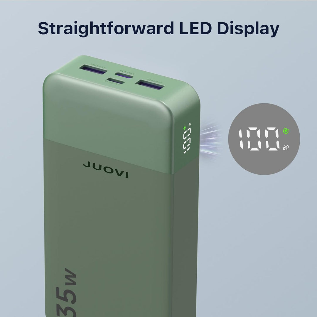JUOVI J2651 Cargador Portátil, Banco de Energía de 20000mAh con Ent...