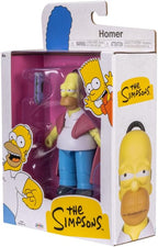 Figuras de acción de Los Simpsons de 5 pulgadas de Homer enfermo con Hoagie