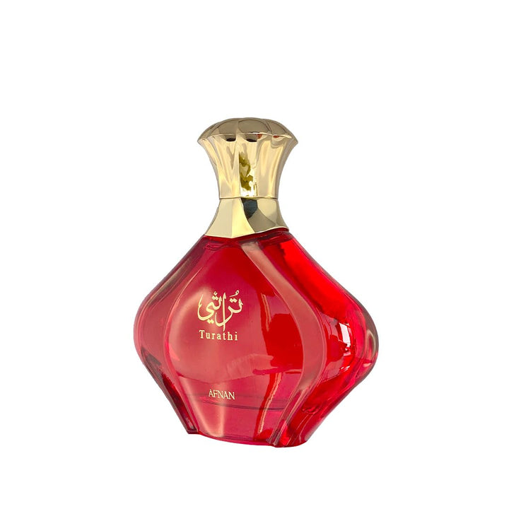 Afnan Turathi Red Eau de Parfum para Mujeres, 3.0 Fl. Oz