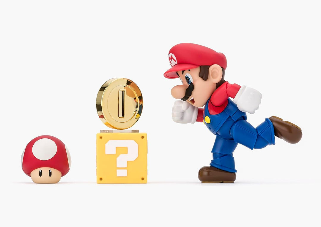 TAMASHII NATIONS - Super Mario - Figura de acción Mario S.H.Figuarts