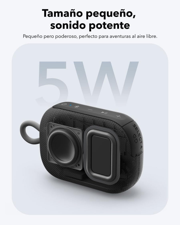 Altavoz Bluetooth para Ducha Soundcore Select 4 Go de Anker, IP67 R...