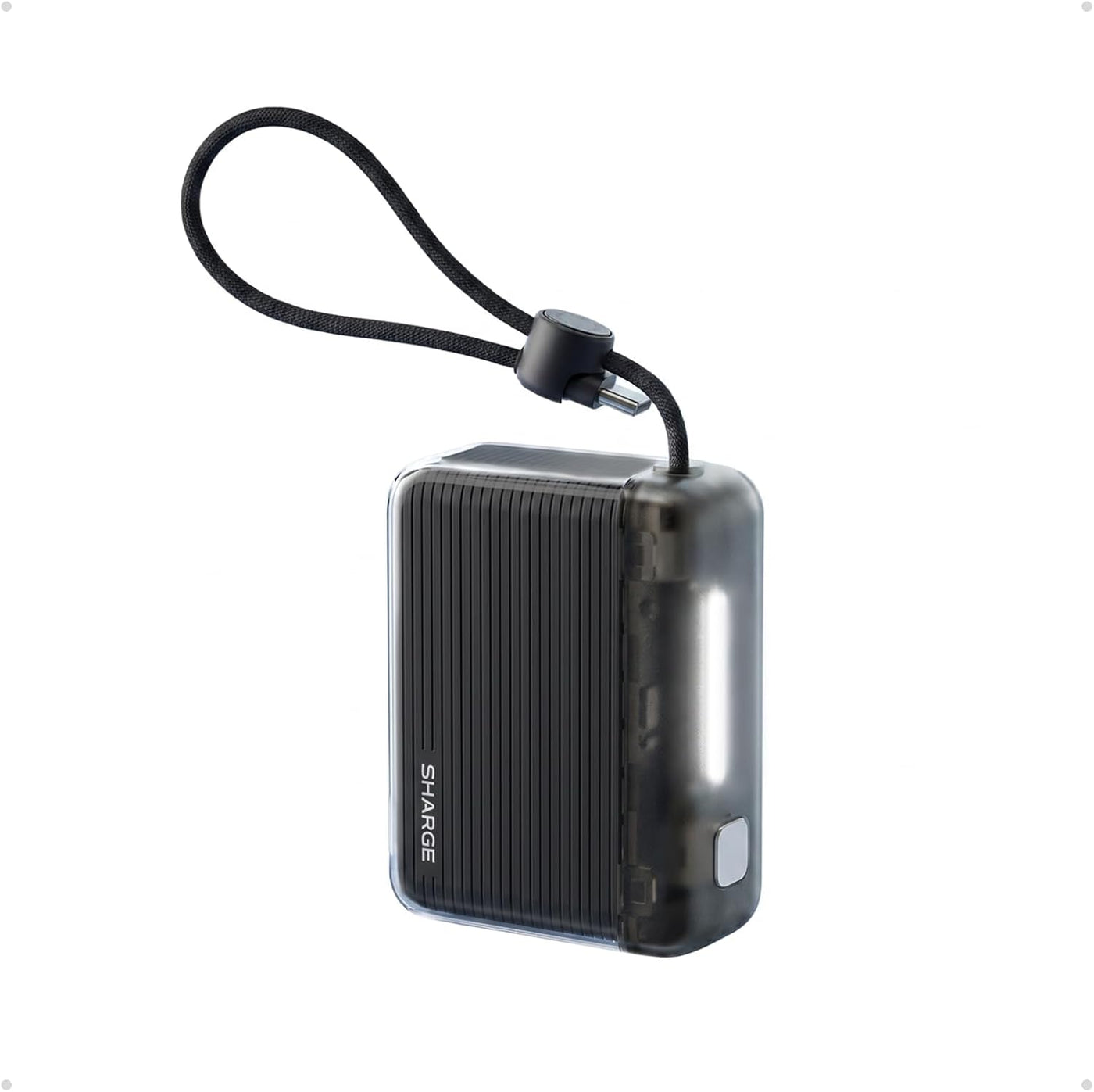 Mini cargador portátil 10000mAh banco de energía con cable incorpor...
