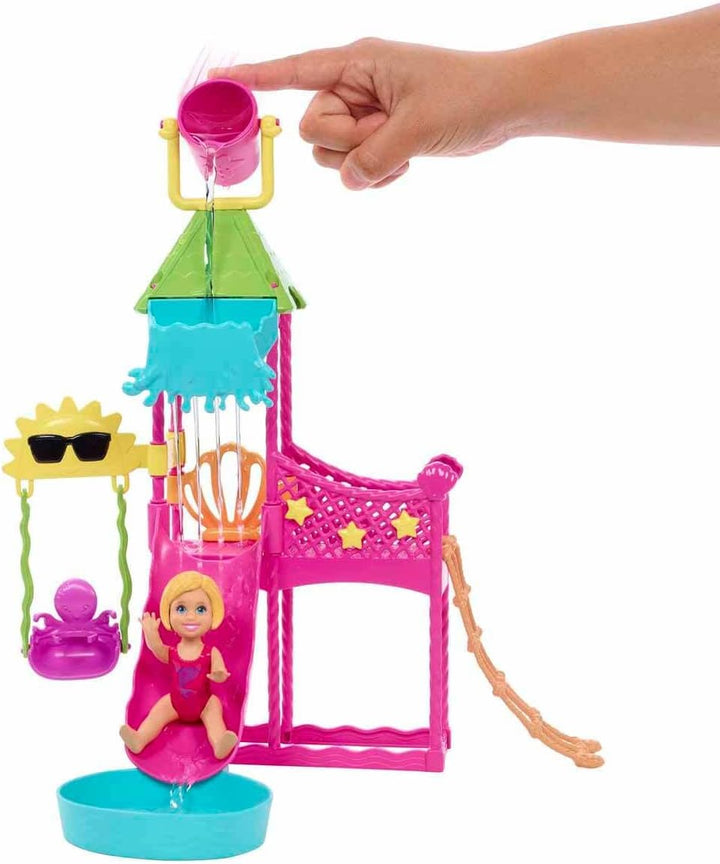 Barbie HKD80 First Jobs Skipper Set, muñeca, parque acuático con to...