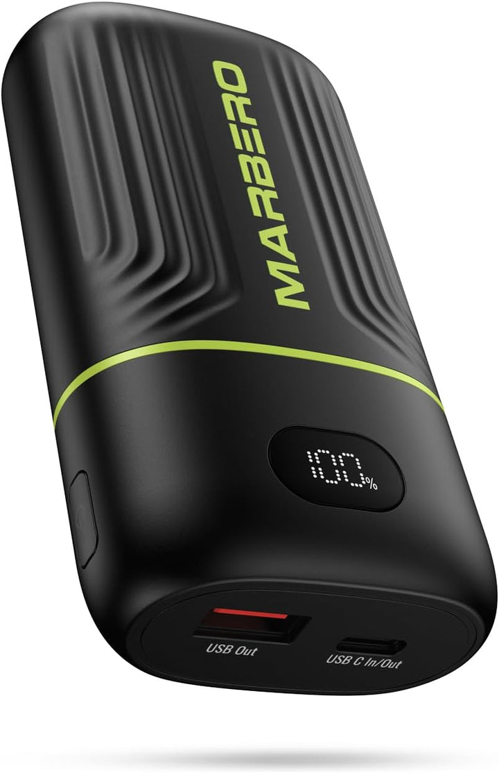 MARBERO Cargador portátil de 10000 mAh, mini banco de energía USB C...