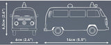COBI Action Town Volkswagen T2B Krankenwagen Vehículo