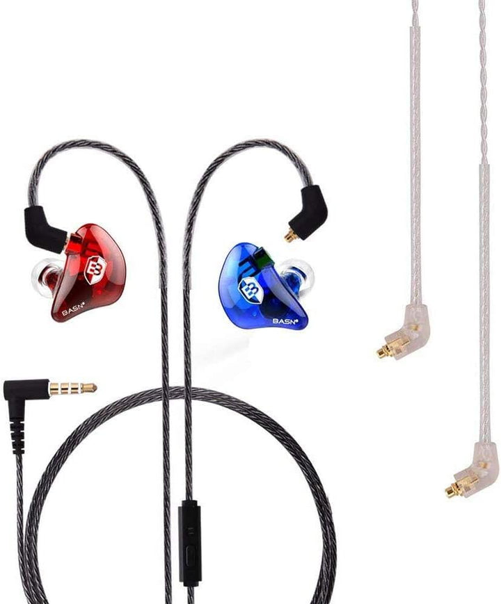 BASN Auriculares profesionales intrauditivos con monitor para canta...