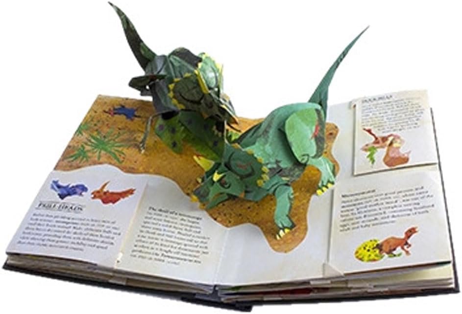 Enciclopedia interactiva de dinosaurios 3D - Libro de