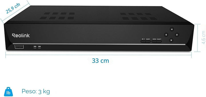 Reolink - Grabadora de video en red PoE.