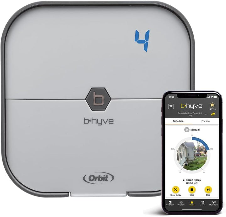 Orbit 57915 B-hyve Controlador inteligente de rociadores para inter...