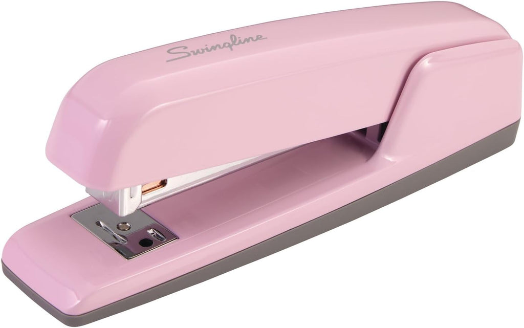 Swingline - Engrapadora, capacidad para 30 hojas, engrapadora 747 de negocios, sin atascos, metálica, rosa suave (S7074740)