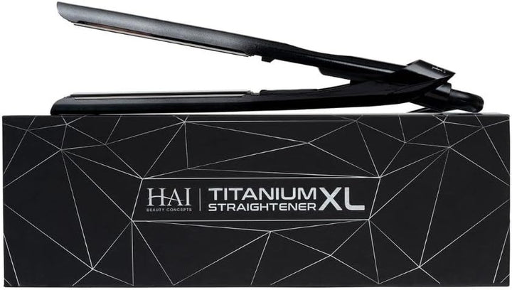 HAI - Plancha plana profesional Titanium XL - Placas extralargas -...