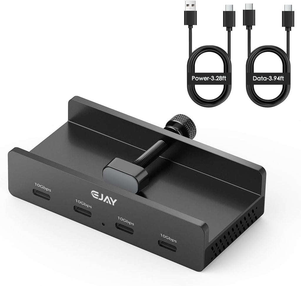 EJAY, BJ-4C-BK, hub USB 3.0 de 4 puertos