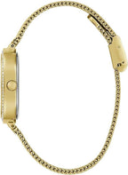 GUESS Reloj de pulsera cuadrado redondeado