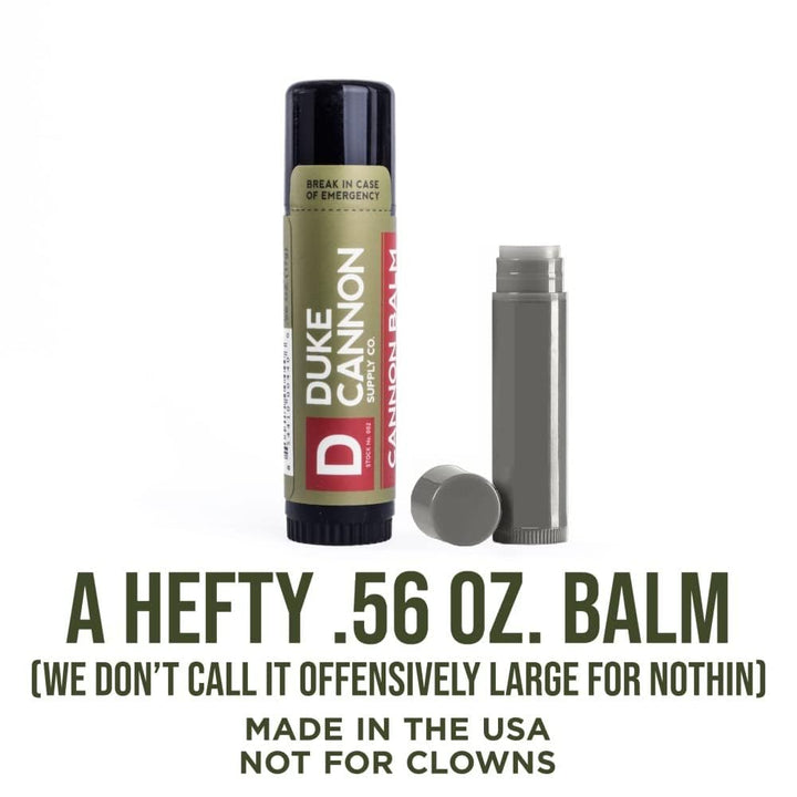 Duke Cannon Balm Bálsamo labial táctico paquete de 3 con SPF 15, 0....