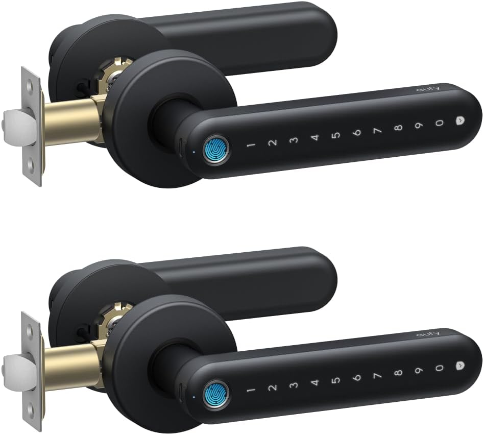 eufy Security Smart Lock FamiLock C32 - Paquete de 2, cerradura de huellas