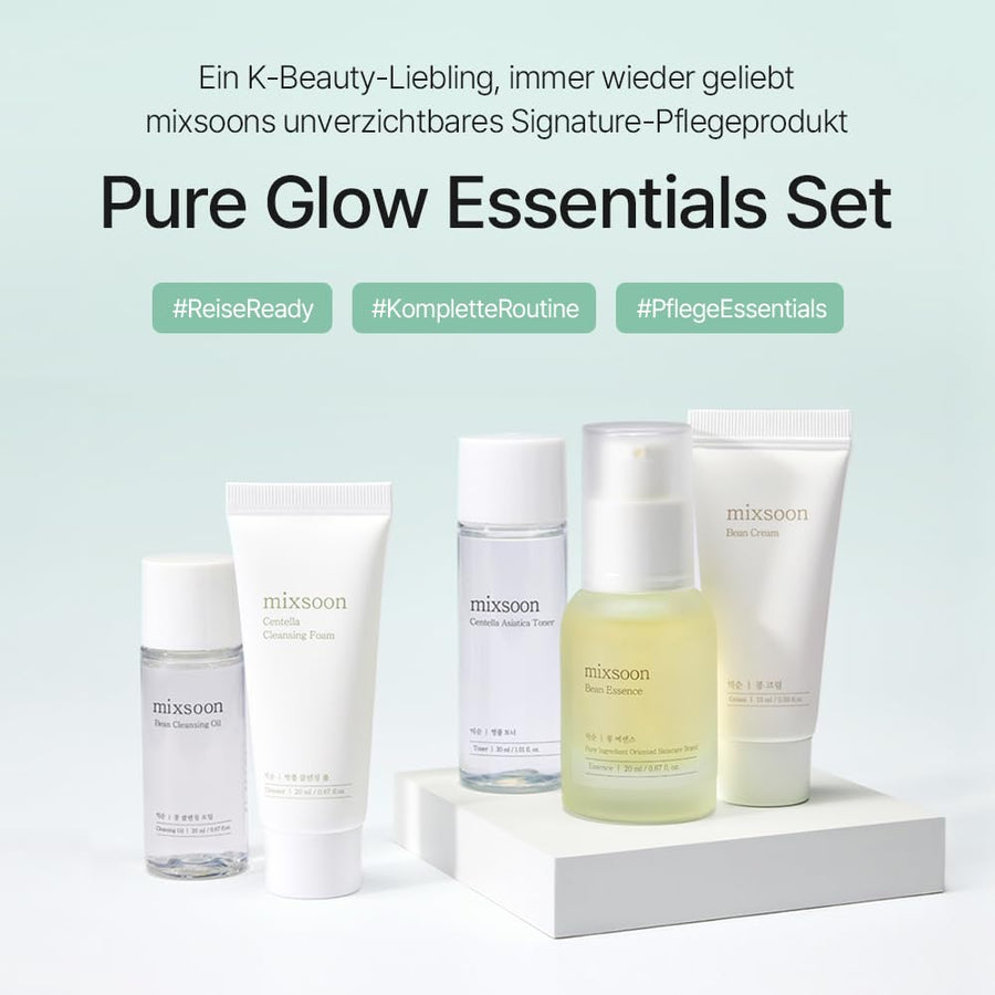 mixsoon Set de Esenciales Pure Glow - Kit de Cuidado de la Piel de...