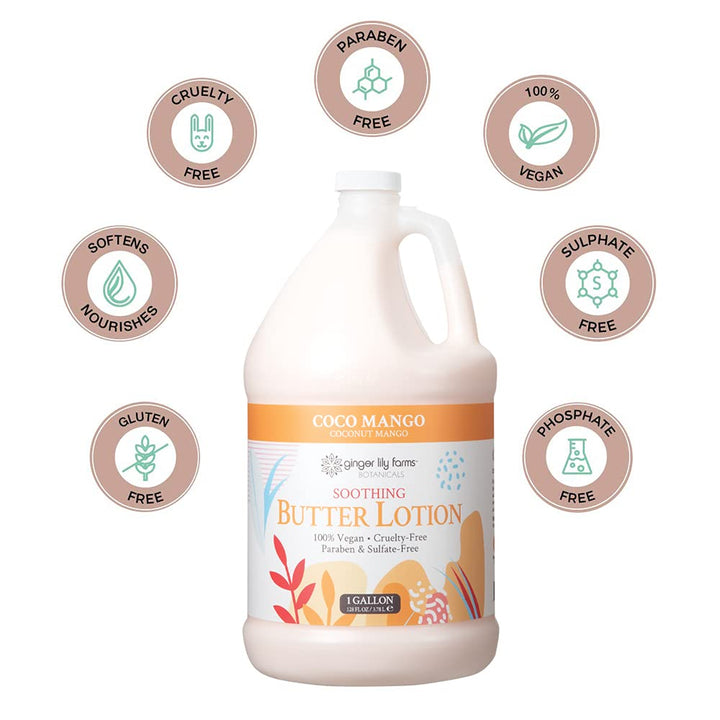 Ginger Lily Farm's Botanicals Loción calmante de mantequilla, m...