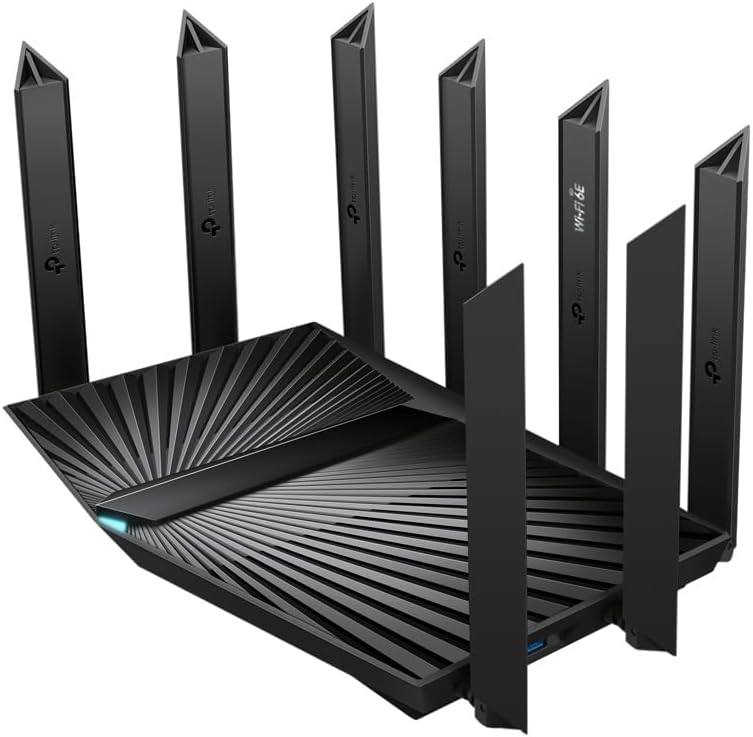 TP-Link - Router Wi-Fi 6E de tres bandas Archer AXE7800 - Negro (re...