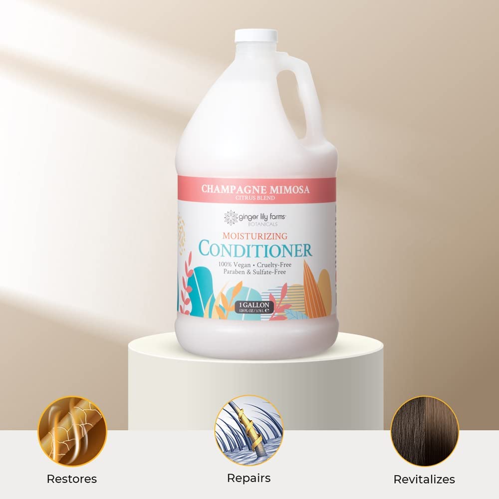 Ginger Lily Farms Botanicals - Acondicionador hidratante para cabel...