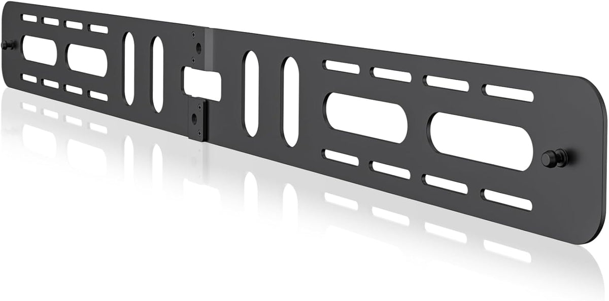 notiela Soporte de pared de barra de sonido resistente para barra de reproducción Sonos para ahorrar espacio, soporte de montaje de metal duradero para soporte de barra de reproducción Sonos debajo o encima de TV, fácil de instalar