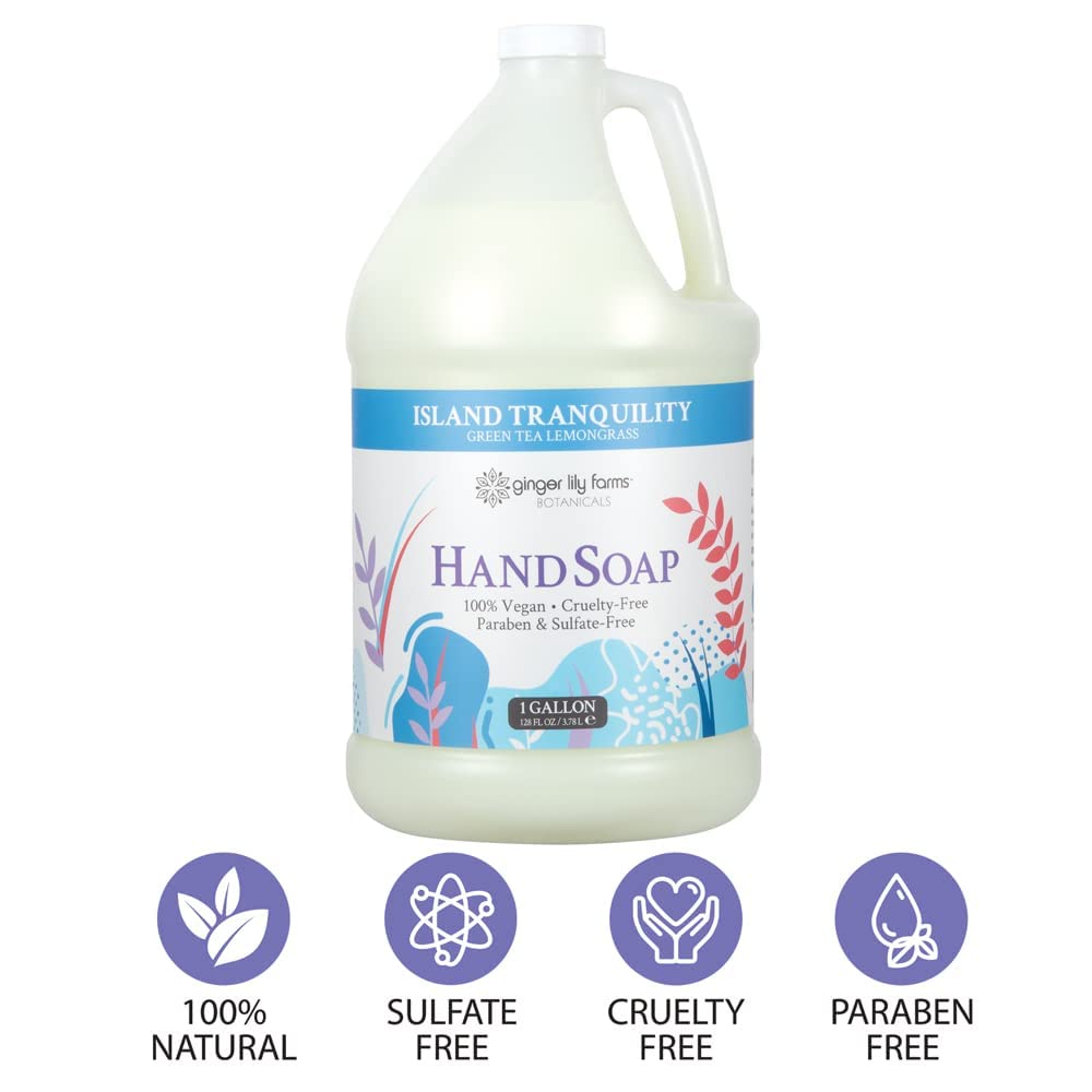 Ginger Lily Farms Botanicals - Repuesto de jabón líquido multiusos...