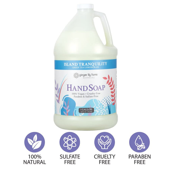 Ginger Lily Farms Botanicals - Repuesto de jabón líquido multiusos...