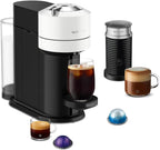 Nespresso Vertuo Next Coffee Machine con Milk Frother, blanco
