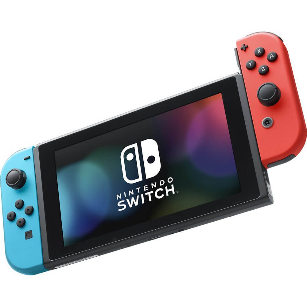 Nintendo Switch con Joy-Con Neón Azul y Neón Rojo - Consola de videojuegos portátil