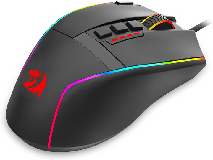 Redragon Ratón para juegos, mouse para juegos con cable con sensor...