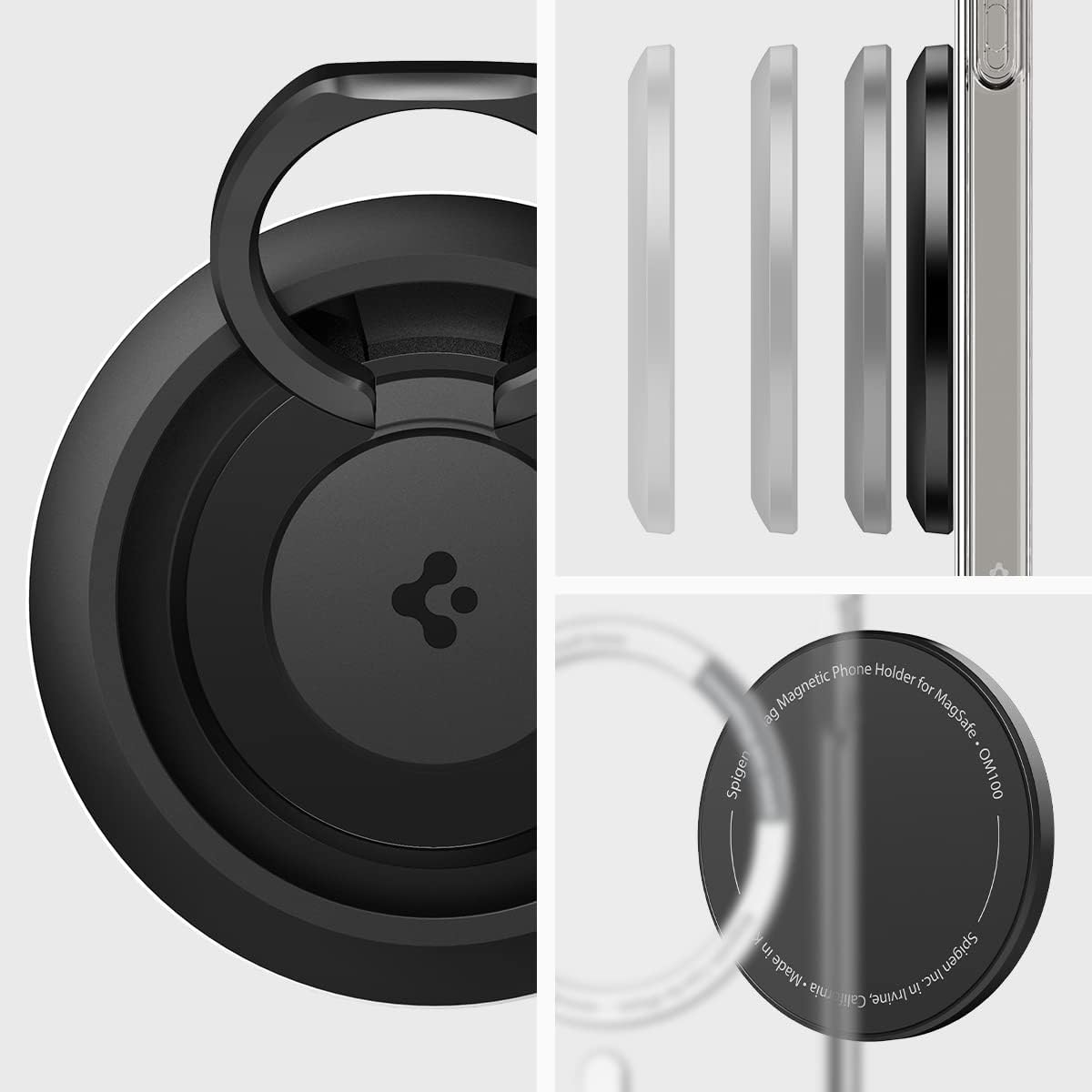 Spigen Soporte para teléfono MagFit, soporte para teléfono MagFit