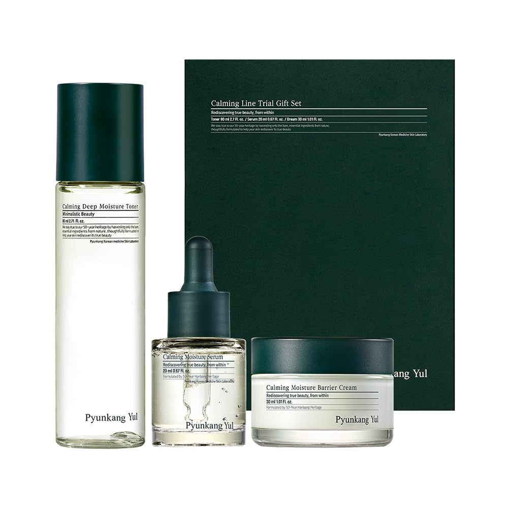 Pyunkang Yul PKY - Set de regalo calmante de prueba, tónico exfolia...