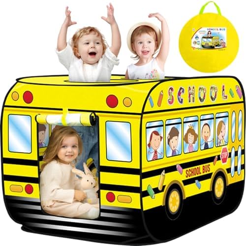 Camión de bomberos Pop Up Tent para niños, juguete interior/ exterior