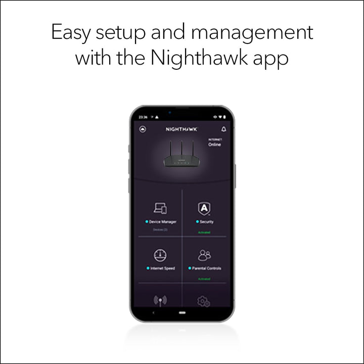 NETGEAR Nighthawk - Router WiFi 6 (RAX36) \u2013 Solo router, veloc...